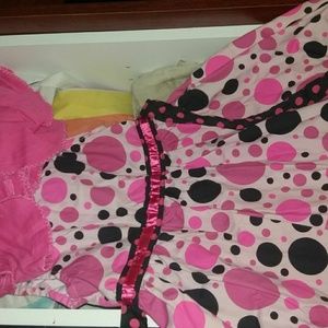 Toddler dress with mini shall